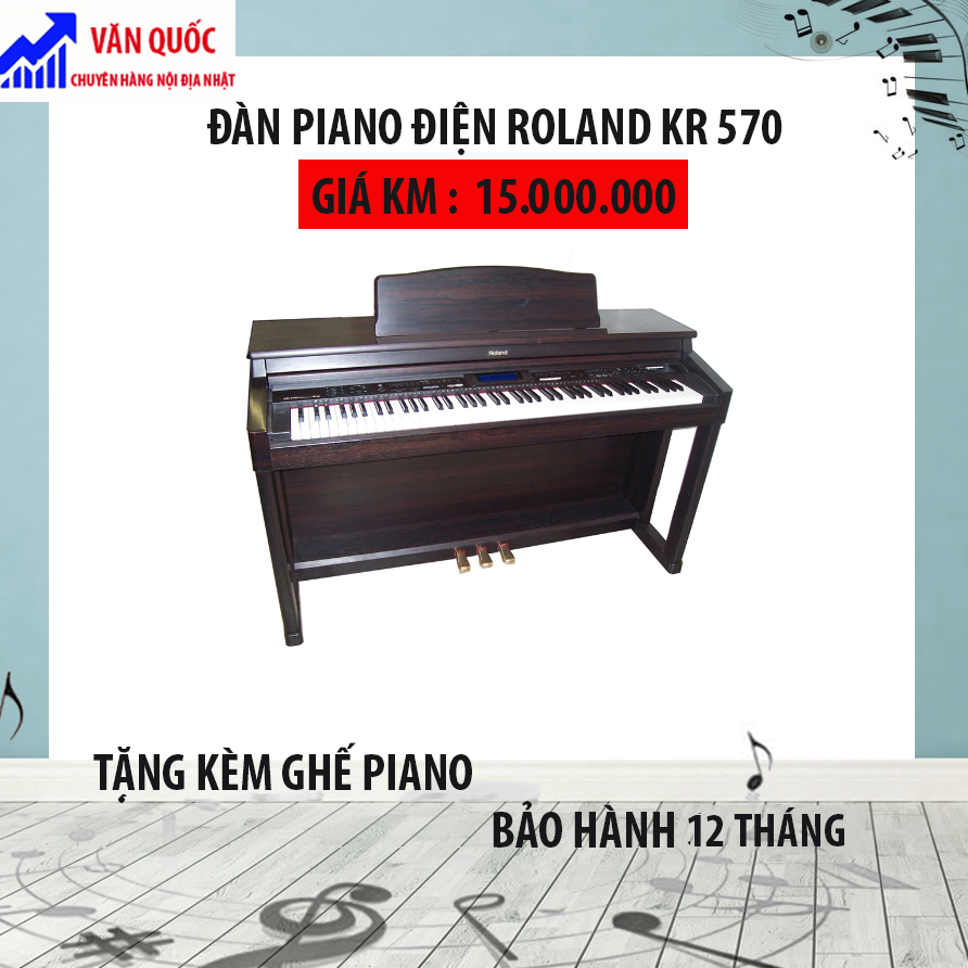 ĐÀN PIANO ĐIỆN ROLAND KR 570