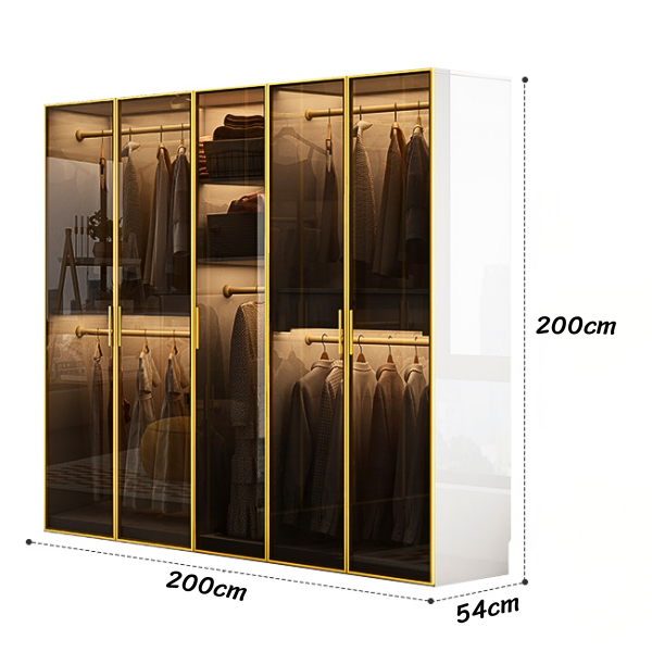 [Miễn phí lắp đặt &amp; vận chuyển - Trả góp 0%] Tủ quần áo cánh kính đẹp hiện đại thương hiệu Ohaha - TCK009