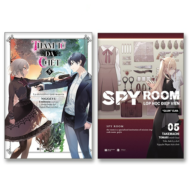 Combo Thám tử đã chết + Spy room 5 - Bản Quyền