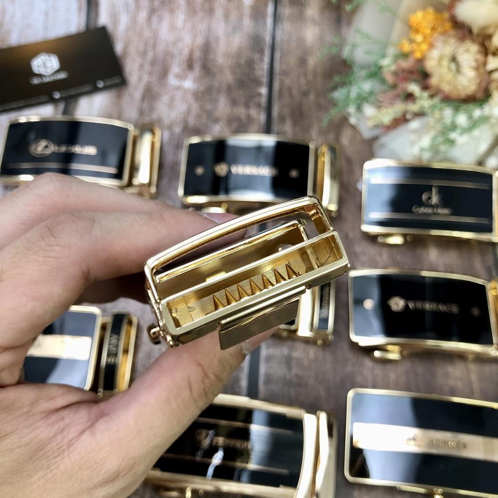 Đầu Khóa Thắt Lưng Khóa Tự Động, Mặt Dây Nịt Nam Khóa Tỳ Hợp Kim Sang Trọng 3.5 cm Xe Hơi
