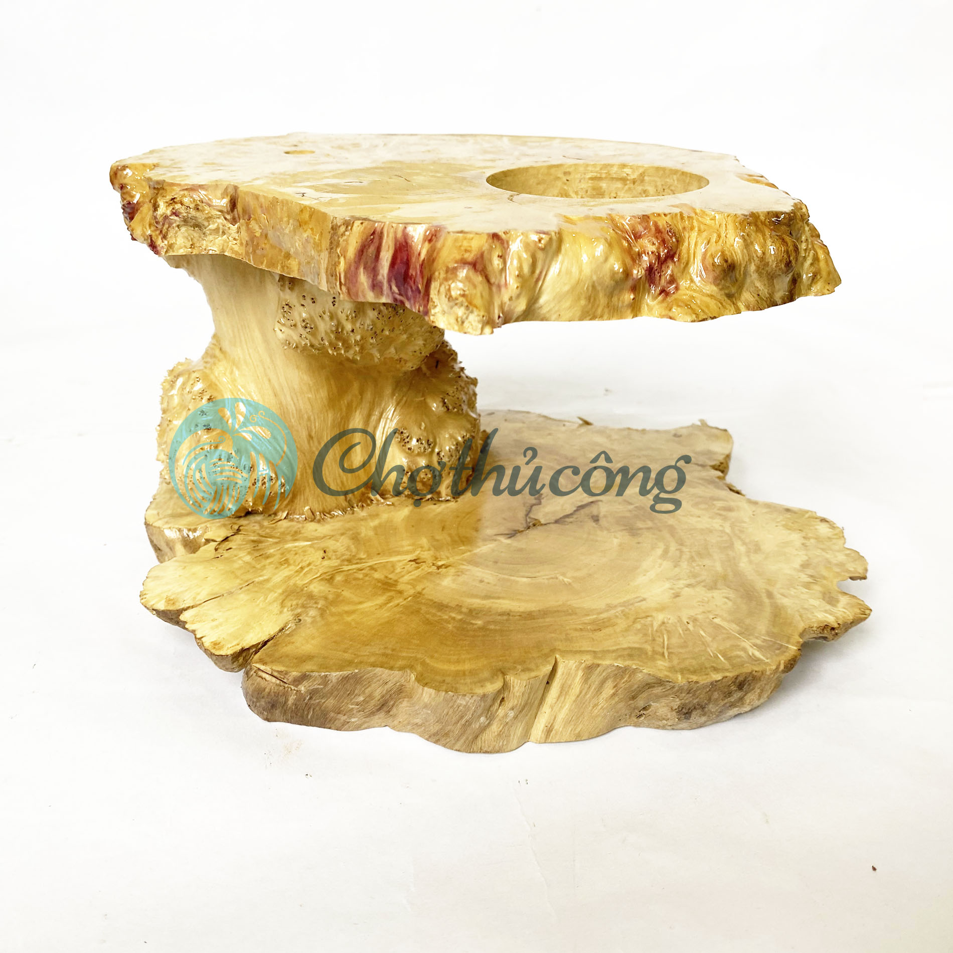 Giá đỡ cà phê pha phin hoặc phễu, Kệ phin pha coffee, bộ pha cà phê phin thủ công, giá đỡ phin cafe gỗ nu tự nhiên vintage
