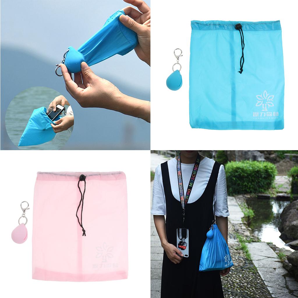 Portable Waterproof Stuff Sack Storage Bag Dust Bag Home Travel Camping blue