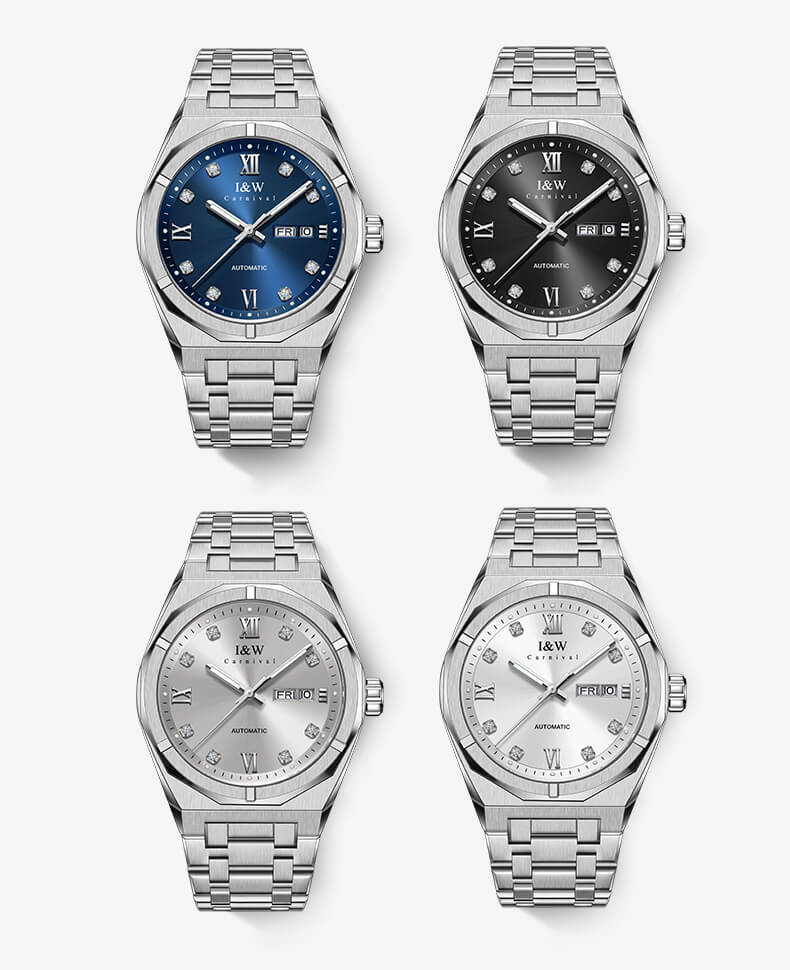 Đồng hồ nam chính hãng IW Carnival IW751G-2 ,Kính sapphire,chống xước,Chống nước30m,BH24 tháng,Máy điện tử(pin),dây da