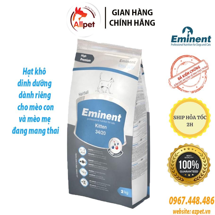 Hạt cho mèo con, Eminent Kitten Cat - 2kg. Thức ăn cho mèo con, thức ăn cho mèo mẹ đang mang thai