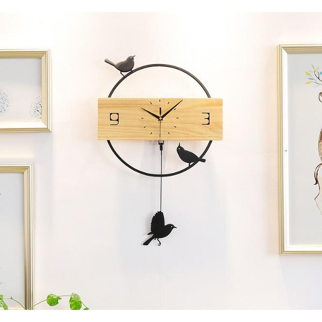 ĐỒNG HỒ TREO TƯỜNG QUẢ LẮC chú chim