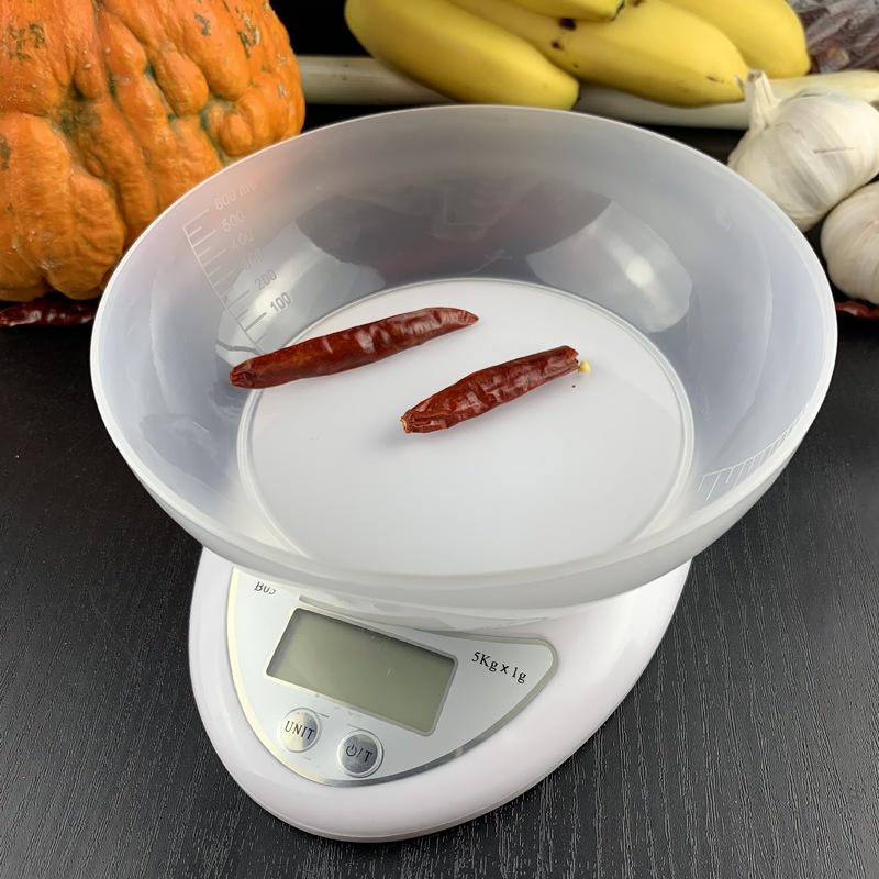 Cân Tiểu Ly Điện Tử Nhà Bếp Mini Định Lượng 1g - 5Kg Làm Bánh Độ Chính Xác Cao Tặng Kèm 2 Pin AAA- Hàng chính hãng