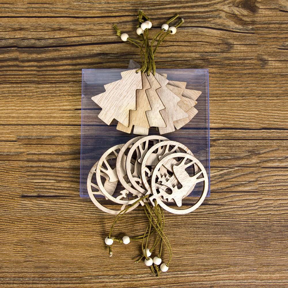 TRANG TRÍ NOEL-Móc treo gỗ