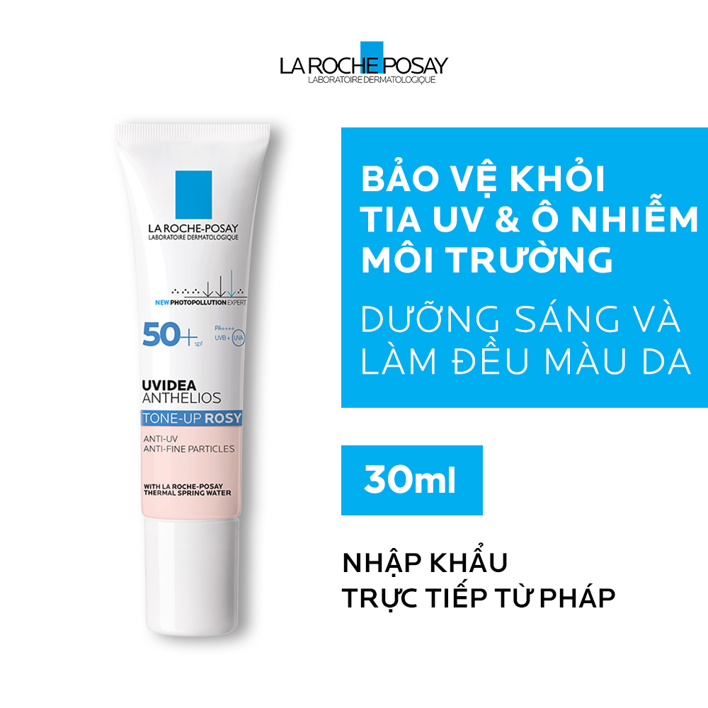 Kem Chống Nắng La Roche Posay Dạng Gel Làm Sáng Da Uvidea Anthelios Tone-Up Rosy SPF50+ 30ml