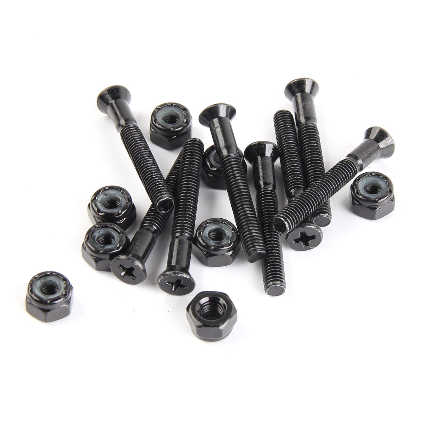 8Pcs Skateboard Truck Screws Replacement Mounting Bolts Hardware