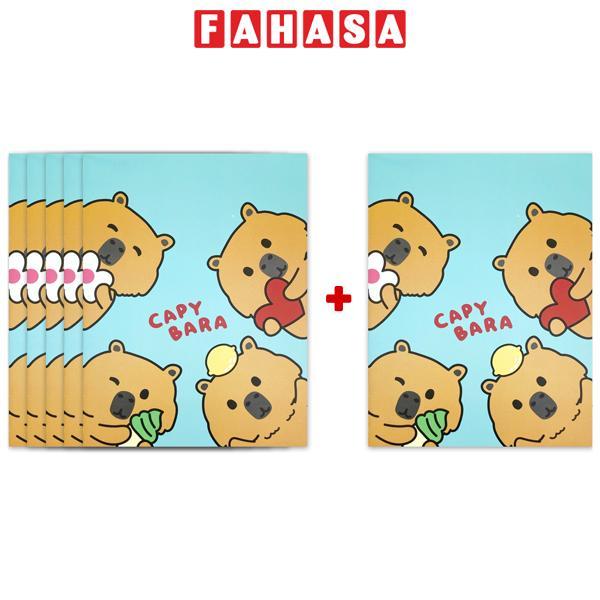 [MUA 5 TẶNG 1] Tập Học Sinh Capybara - 4 Ô Ly Vuông - 96 Trang 120gsm - The Sun 03