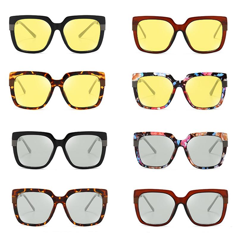 Mới Nhất Nữ Phân Cực Photochromic Ngày Đêm Kính Mát Nữ Tắc Kè Hoa Glasse Thoáng Mát Nữ Oculos Lái Xe Kính Mát