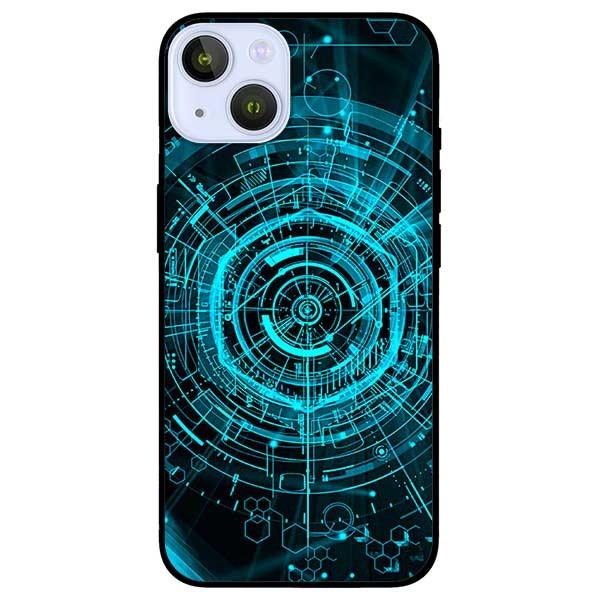Ốp lưng dành cho Iphone 13 Mini - Iphone 13 - Iphone 13 Pro - Iphone 13 Pro Max - Vòng Tròn Xanh