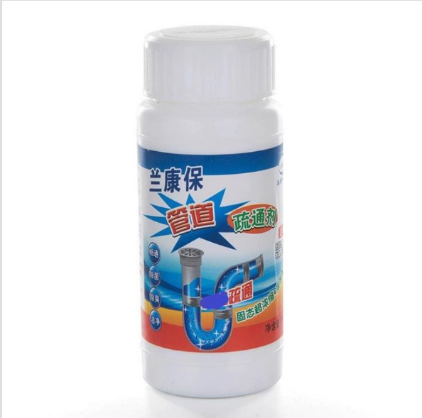 Bột thông tắc cống, bột khử khuẩn cho đường ống nhà vệ sinh, nhà tắm, bồn rửa SIÊU TỐC tiện lợi 110G