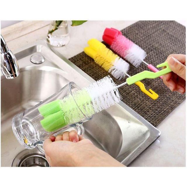 CỌ CÁN DÀI RỬA LY, CỐC, BÌNH SỮA H254