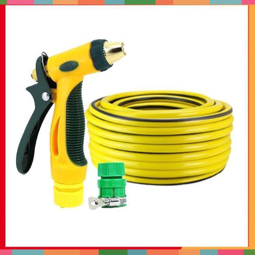 Bộ dây vòi xịt nước rửa xe,tưới cây tăng áp 3 lần 20M 206317
