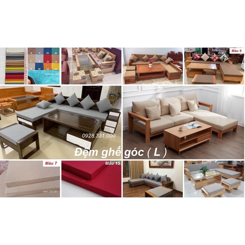 Đệm ghế Sofa, đệm ghế gỗ hàng đặt theo size của khách hàng