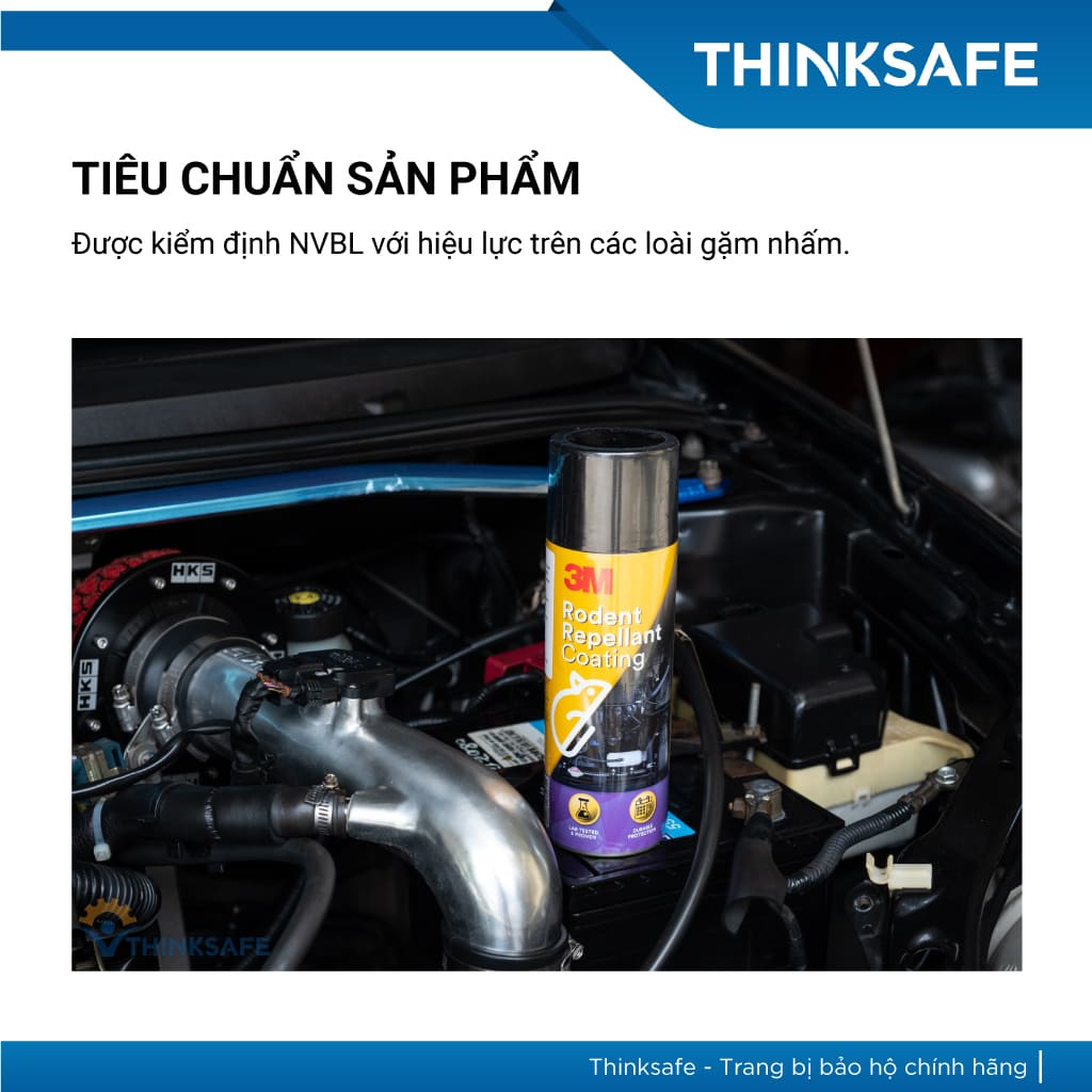 Chai xịt chống chuột 3M Rodent Repellant Coating - Bình xịt đuổi chuột khỏi động cơ xe 250g