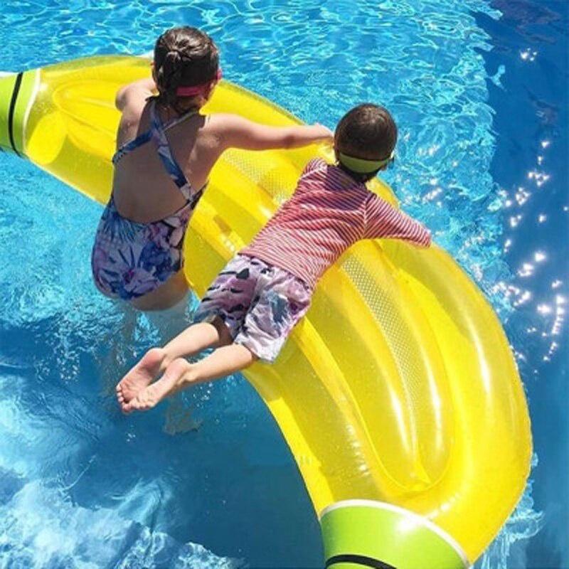 Phao Bơi Bơm Hơi Hình Quả Chuối 180X65Cm Dành Cho Người Lớn Và Trẻ Em
