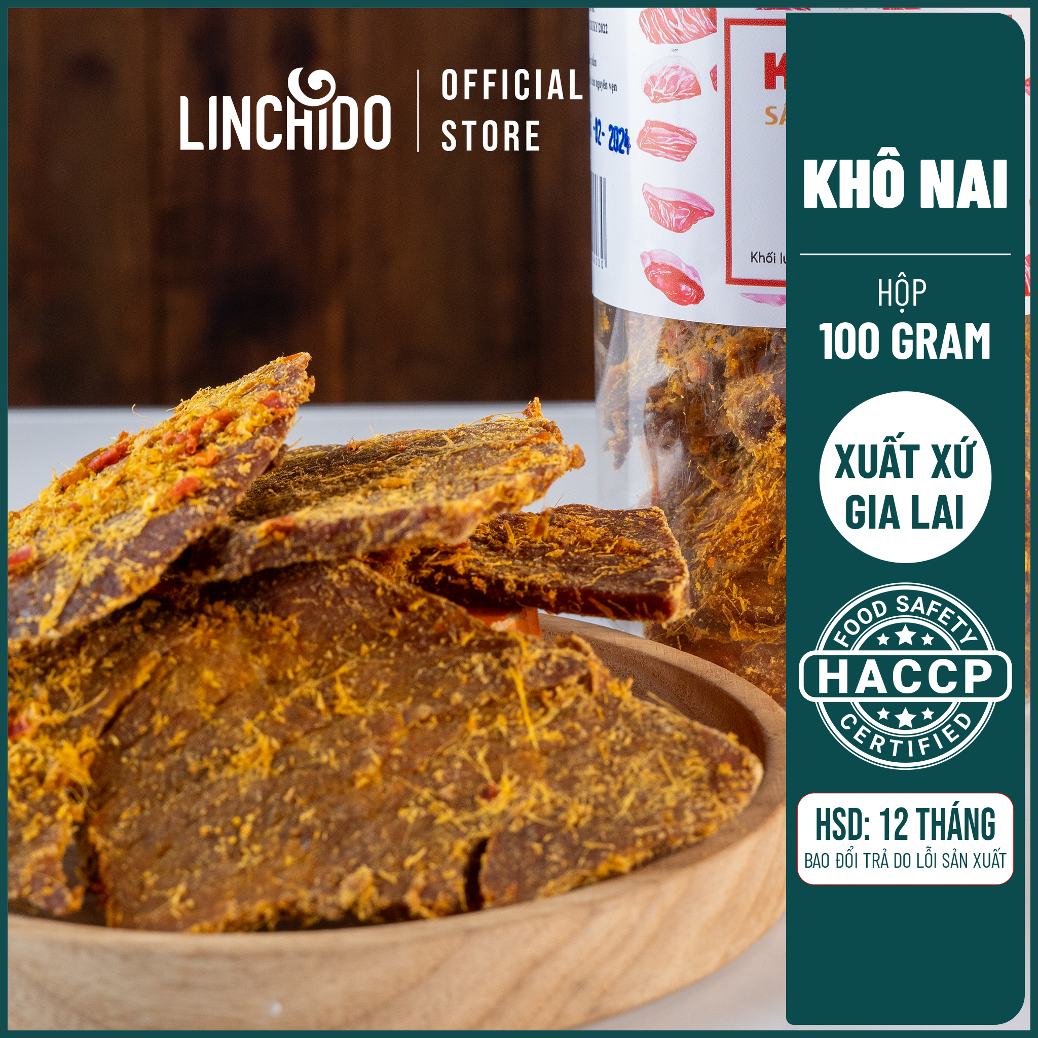 Khô Nai - Tùng Phương Du Ký - Hộp 100 Gram