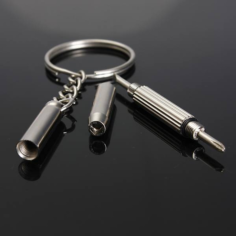 Móc khóa mini mở bia, tháo kính