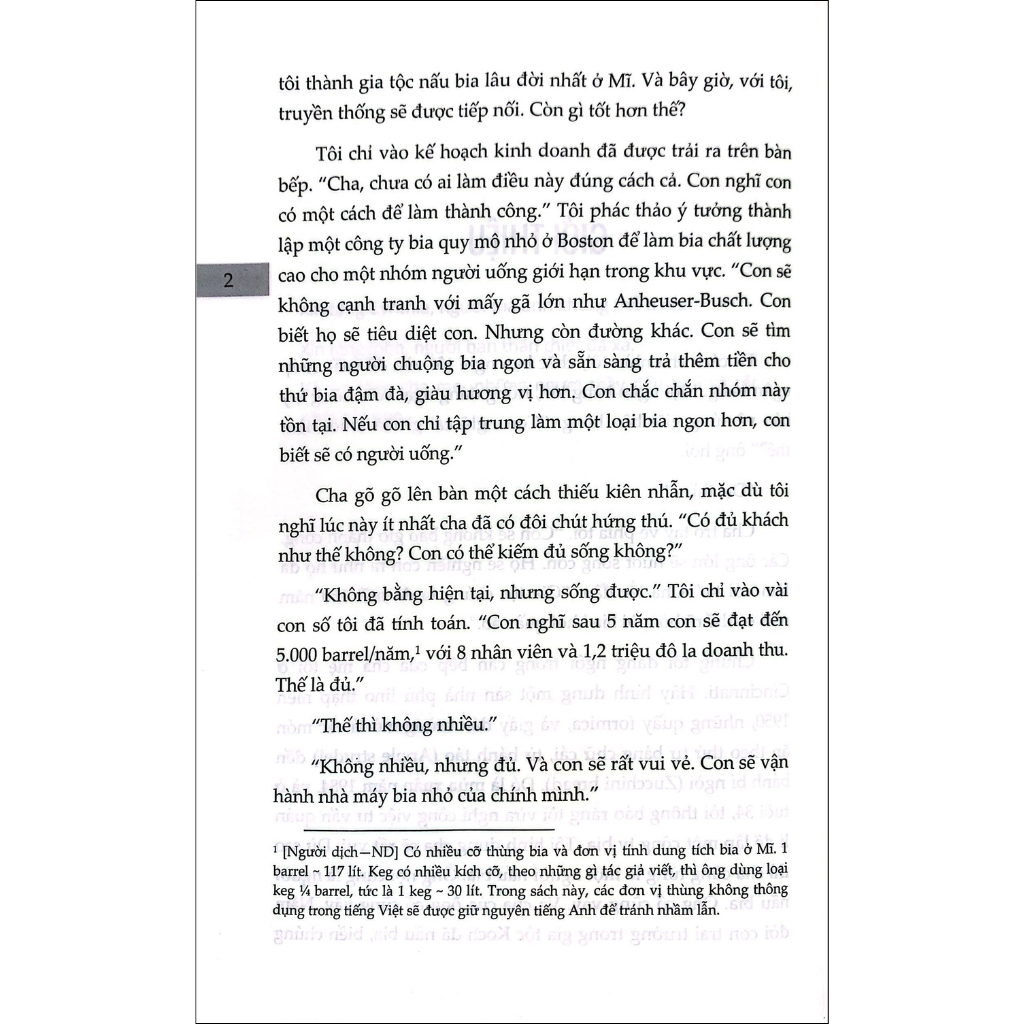 Sách Đam mê ủ ra tiền - 42 bài học thực chiến để làm giàu từ đam mê của tỉ phú bia thủ công Jim Koch