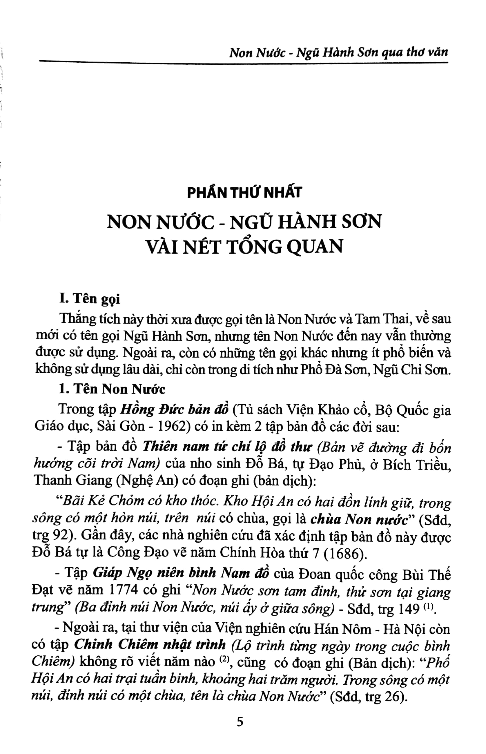 Non Nước Ngũ Hành Qua Thơ