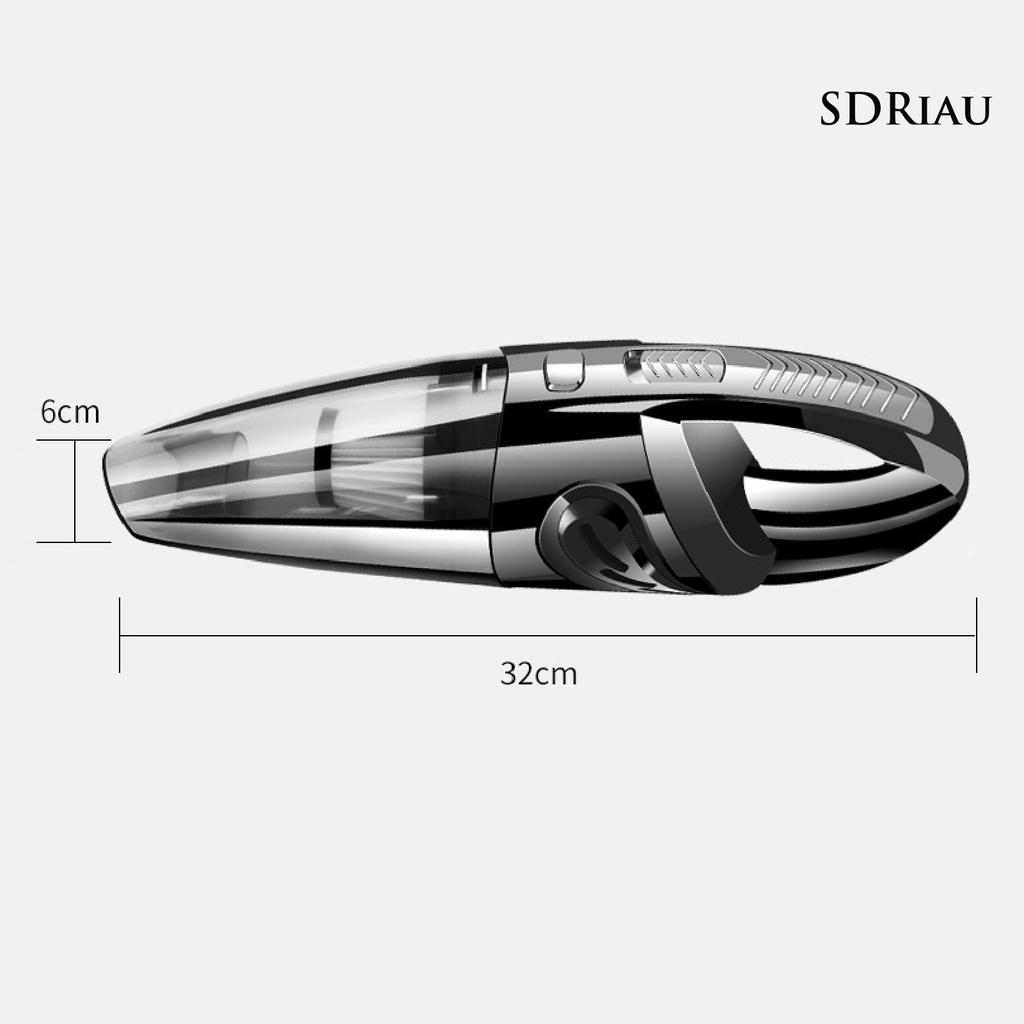 1 Bộ Máy Hút Bụi Không Dây Cầm Tay Bằng Abs Hai Chế Độ Ướt Và Khô Cho Xe Hơi