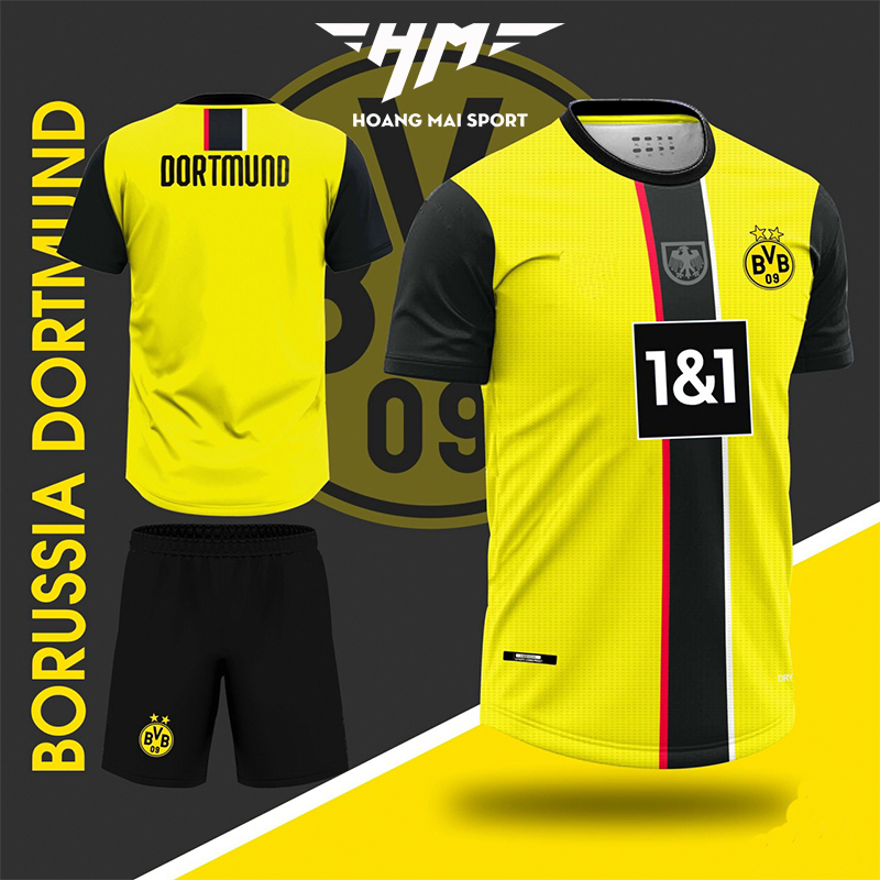 Bộ Quần Áo Đá Bóng Borussia Dortmind FC