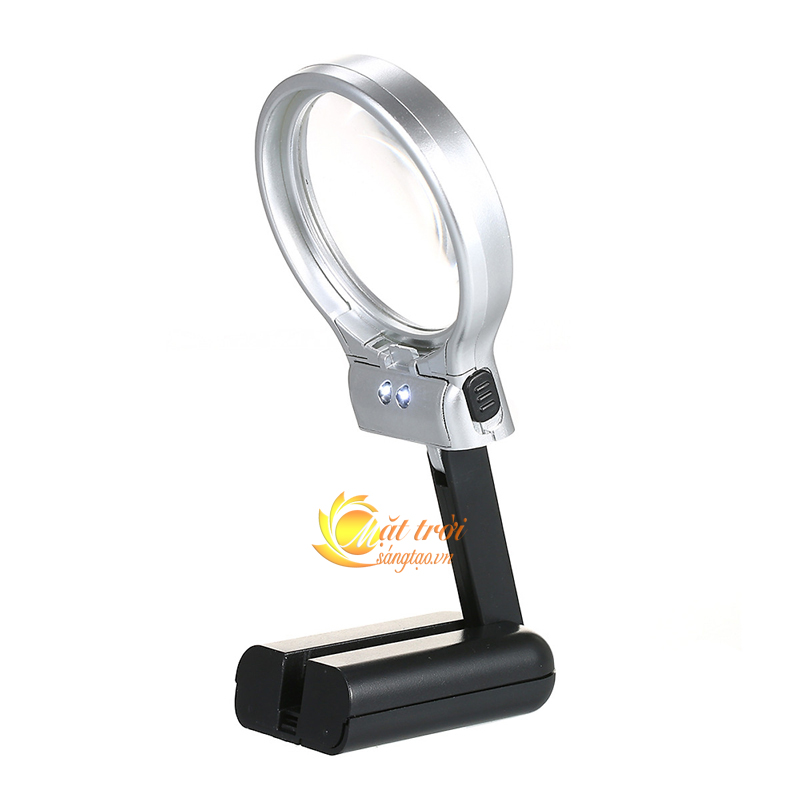 Kính lúp cầm tay kiêm để bàn 3in1 có đèn LED
