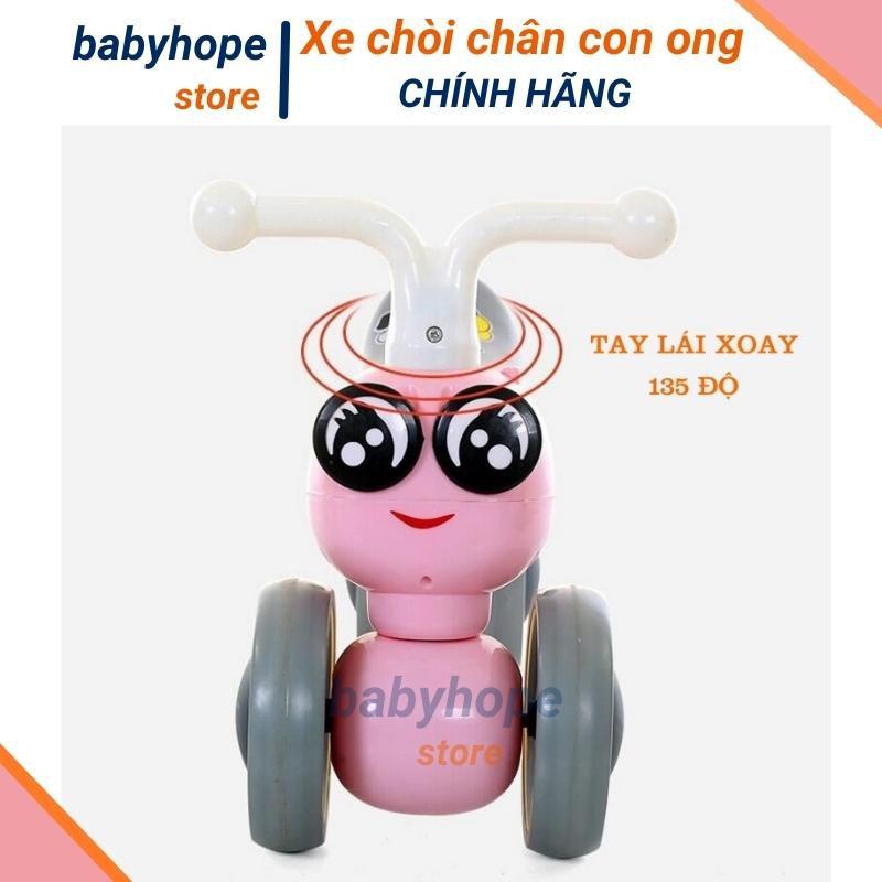 Xe chòi chân cho bé 1 2 tuổi con ong có nhạc đèn mẫu hot nhất 2021