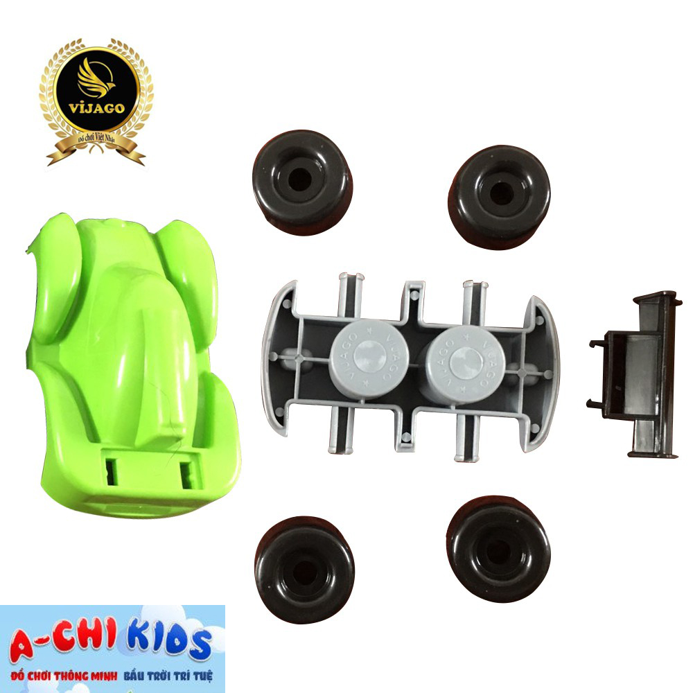 Đồ Chơi Bóc Trứng Lắp Ghép Mô Hình Xe Đua - Trứng Khồng Lồ Loại Lớn Bằng Nhựa An Toàn Cho Bé Vui Chơi