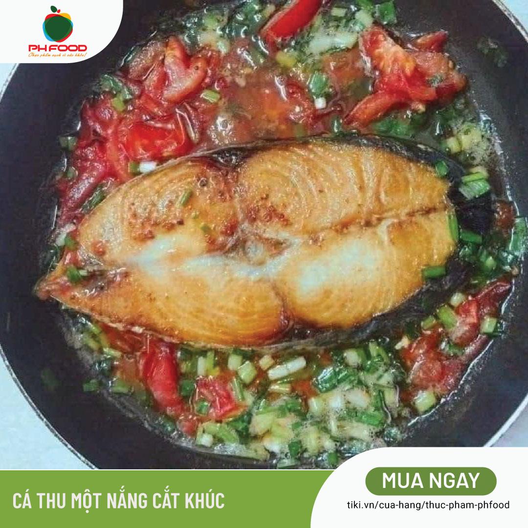 - Cá Thu Một Nắng Cắt Khúc - 1Kg 2 Khúc - Hút Chân Không