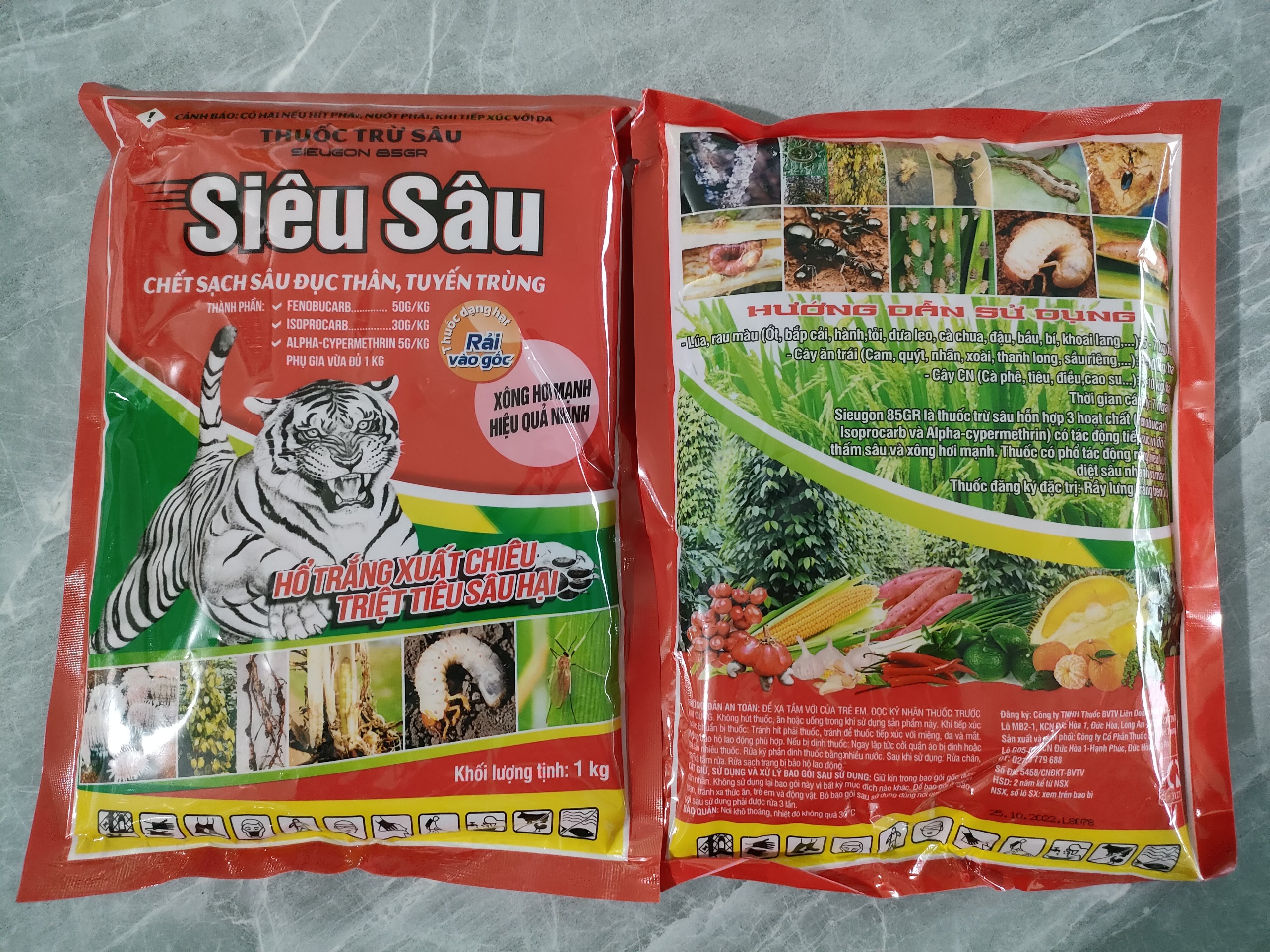 Thuốc trừ sâu SIEUGON 85GR - SIÊU SÂU - VTNN NÔNG PHÚ T86 (gói 1kg)