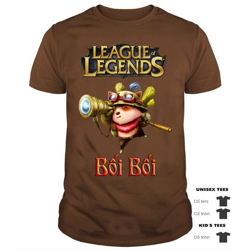  Áo Teemo Bối Bối, Áo Thun Liên Minh Huyền Thoại Teemo - LOL Tshirt