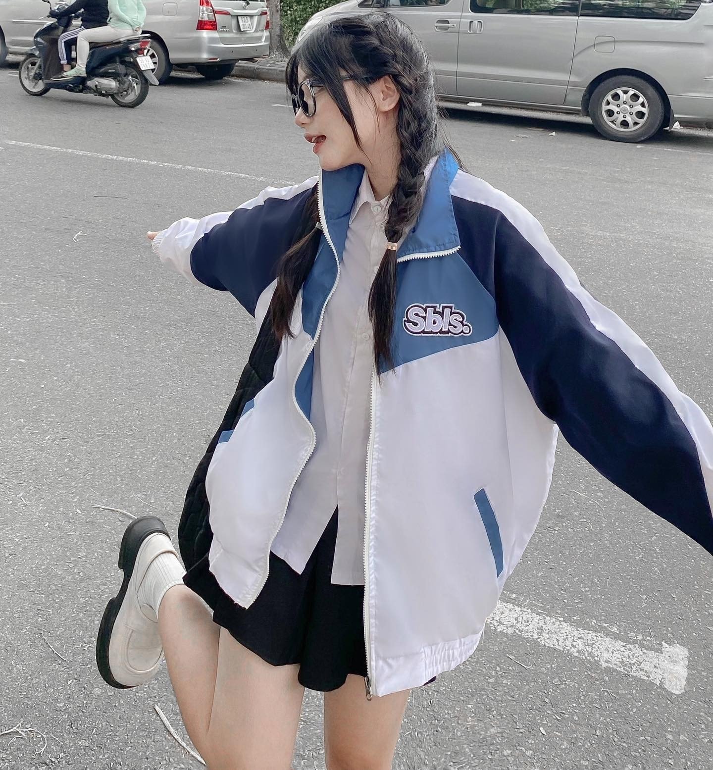 Áo khoác dù local brand nam nữ oversize , Jacket Symbolic Active Track form rộng , chất dù dày dặn 2 lớp unisex - Gin store