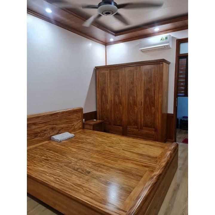 Giường ngủ gỗ hương xám 1m6x2m