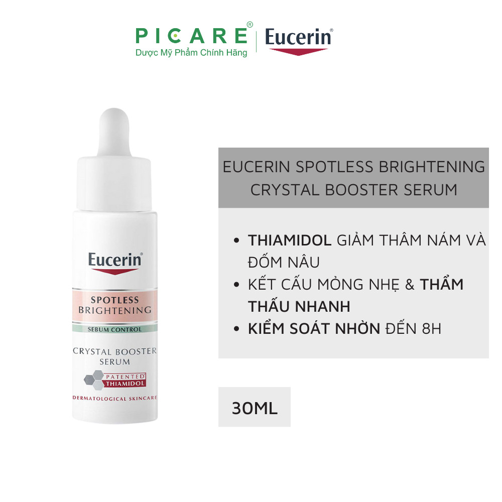 Tinh Chất Giảm Thâm Nám Chuyên Biệt Cho Da Nhờn &amp; Hỗn Hợp Eucerin Spotless Britening Crystal Booster Serum 30ml