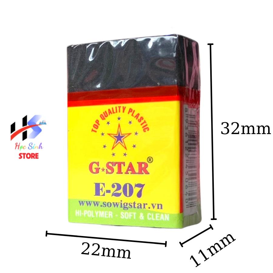 Combo 5 cục gôm tẩy chì chất lượng cao Gstar E-207 ( Trắng, đen )