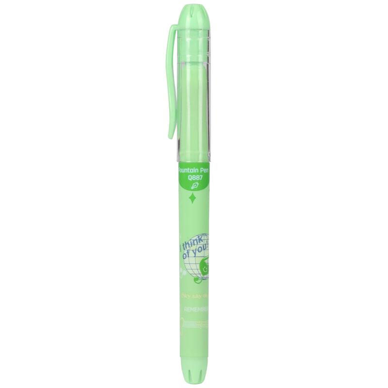 Bút Máy Nhựa Deli 0.5 mm - Phiên Bản Sơn Tùng M-TP Giới Hạn - Deli Q887 - Màu Xanh Lá