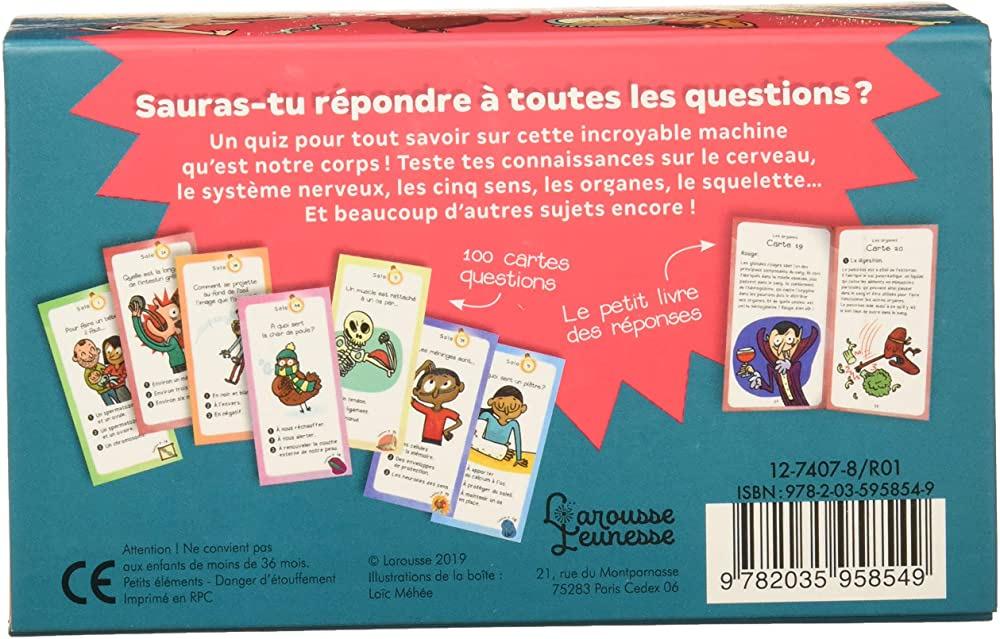 Bộ câu đố tiếng Pháp: Quiz Du Corps Humain