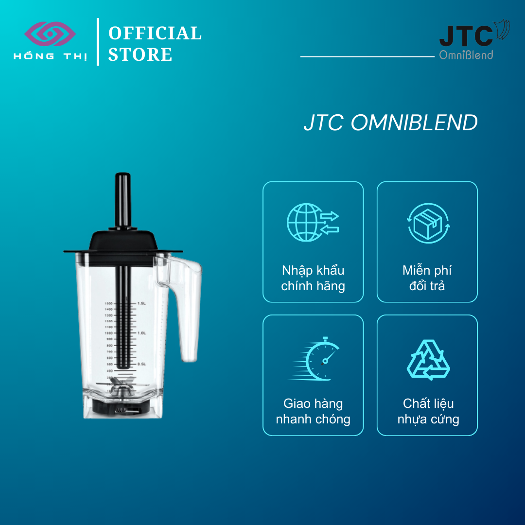 Cối Xay Sinh Tố Công Nghiệp Jtc Omniblend - Hàng Nhập Khẩu