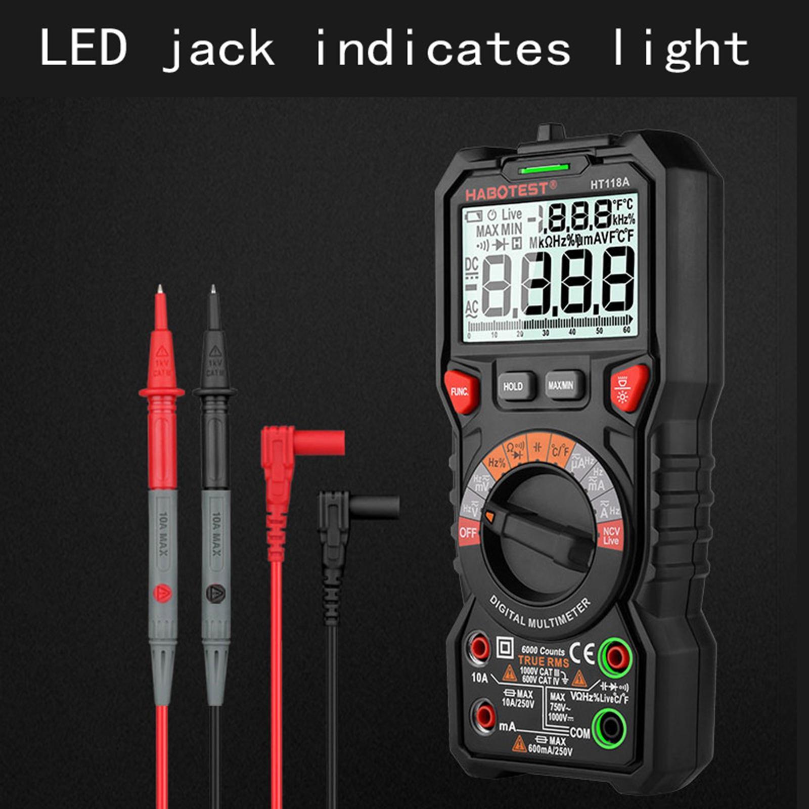 Multifunction Digital Tester Handheld Digital Meter for DC Voltage Circuit Board Test