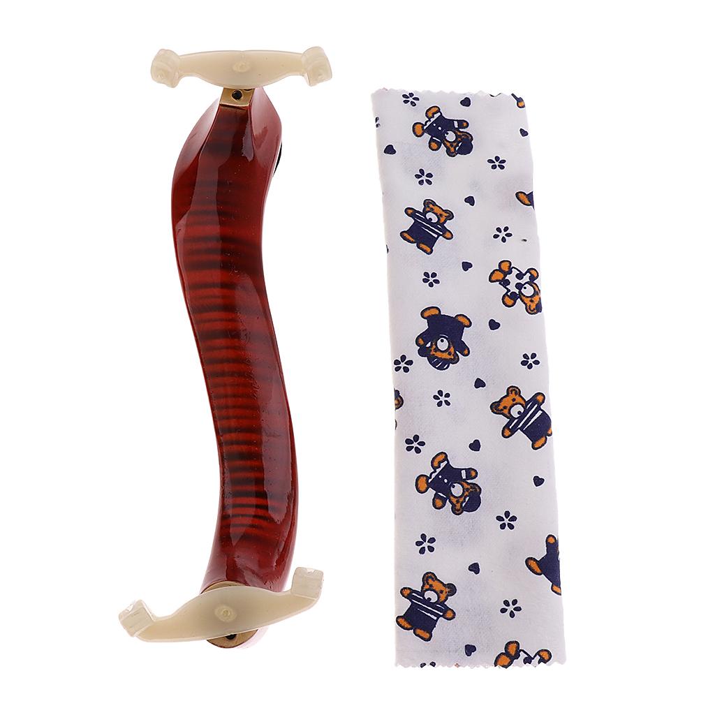 Wooden Violin Fiddle Replacement Shoulder Rest for 4/4 3/4 Scale Violin