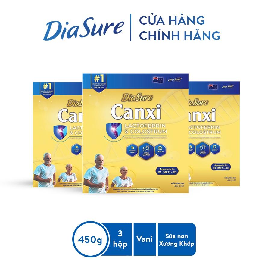 Sữa Diasure Canxi (COMBO 3 HỘP GIẤY 450G)