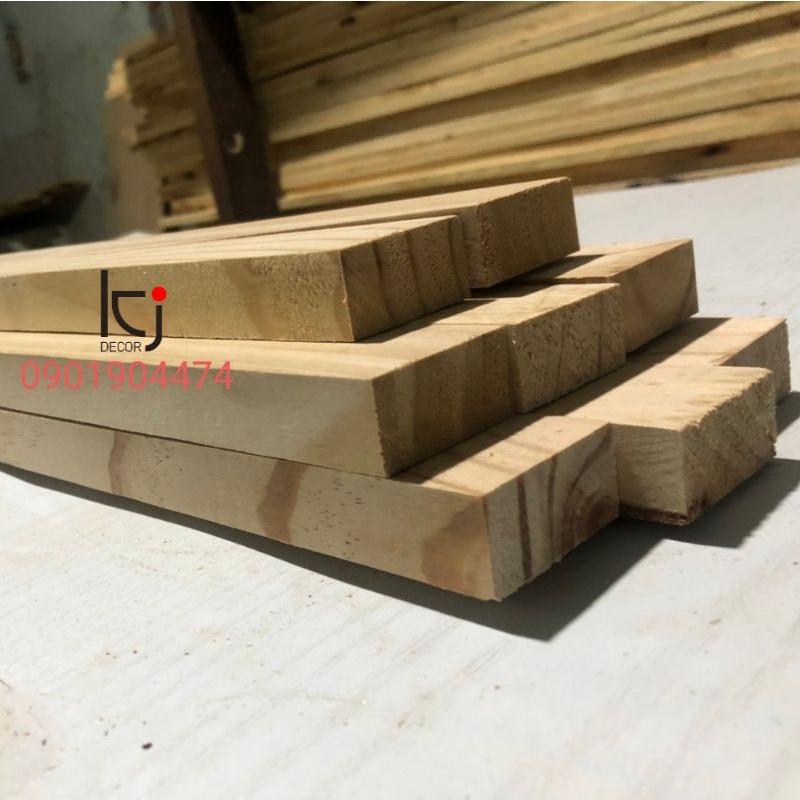 - THANH GỖ THÔNG DÀI 120x4x2 CM LÁNG MỊN 4 MẶT