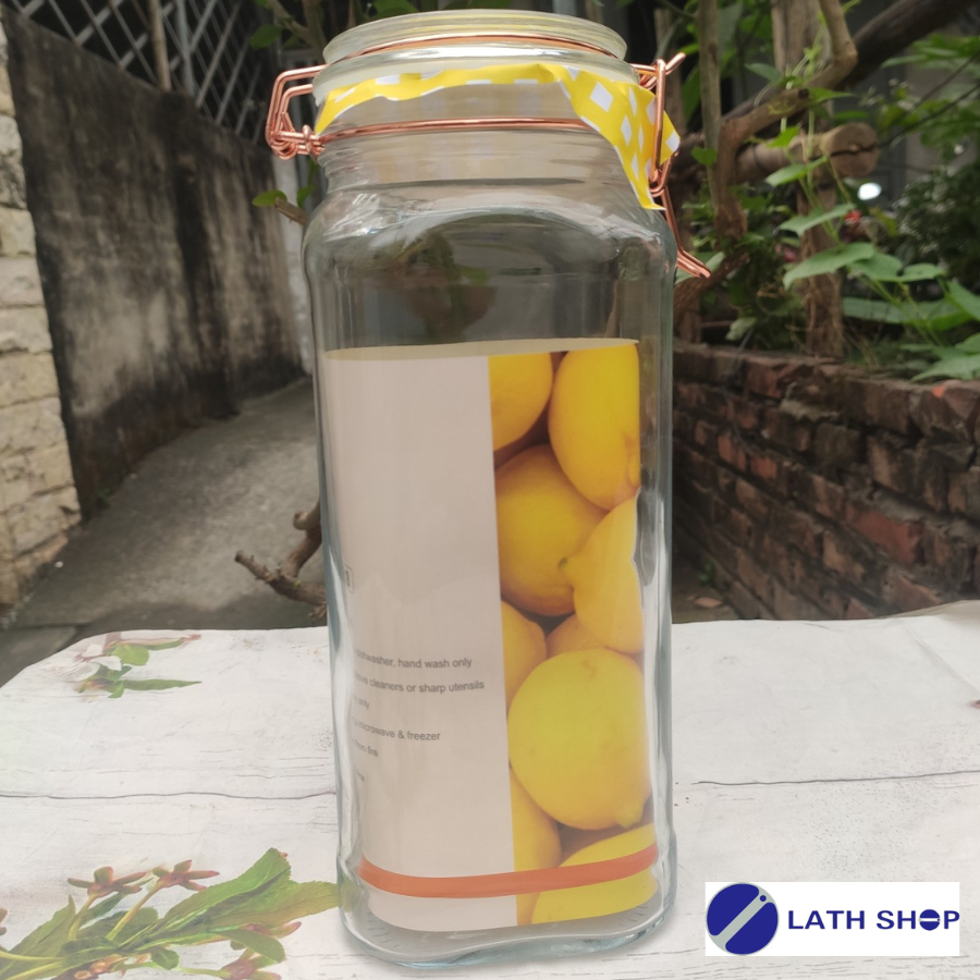 Hũ Thủy Tinh Sodalime Nắp Gài Lock&Lock LLG518 - 2000ml - Hàng Chính Hãng