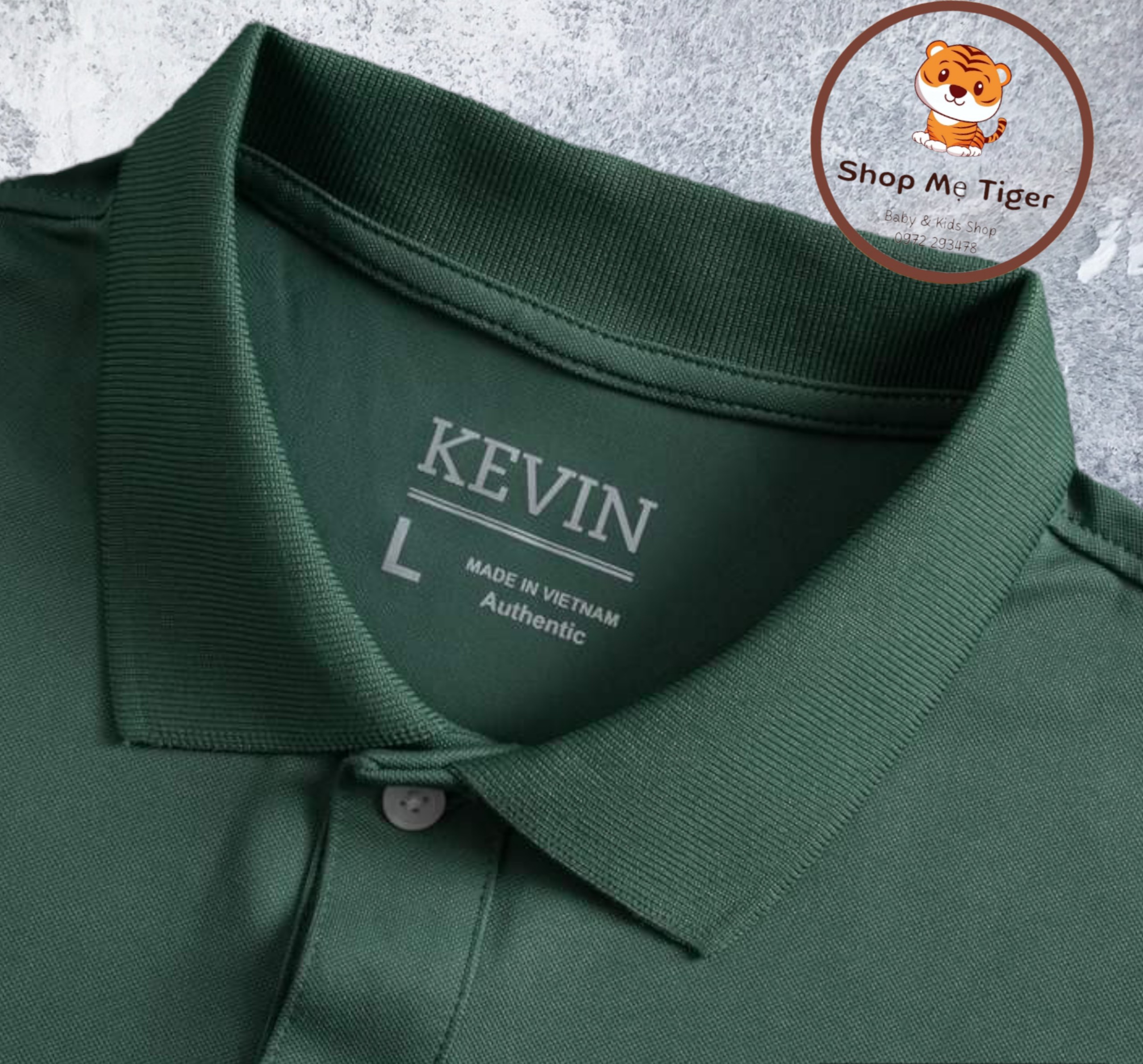 Áo thun Polo nam cổ bẻ Kevin vải cá sấu Poly kháng khuẩn, chống nhăn, thoáng mát