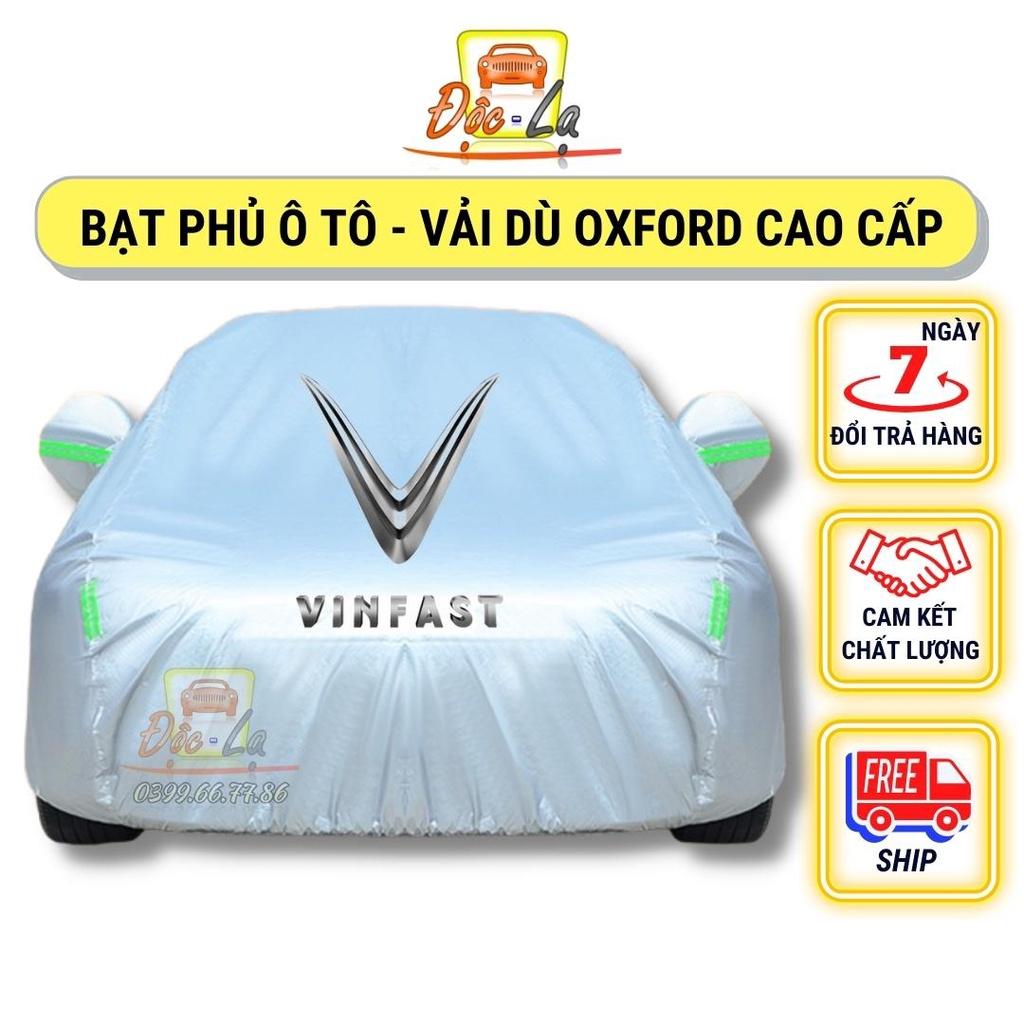 Bạt Phủ Ô Tô Vải Dù VINFAST FADIL, LUX A 2.0, LUX SA 2.0, VF E34 chống nóng, chống nước tuyệt đối, có phản quang