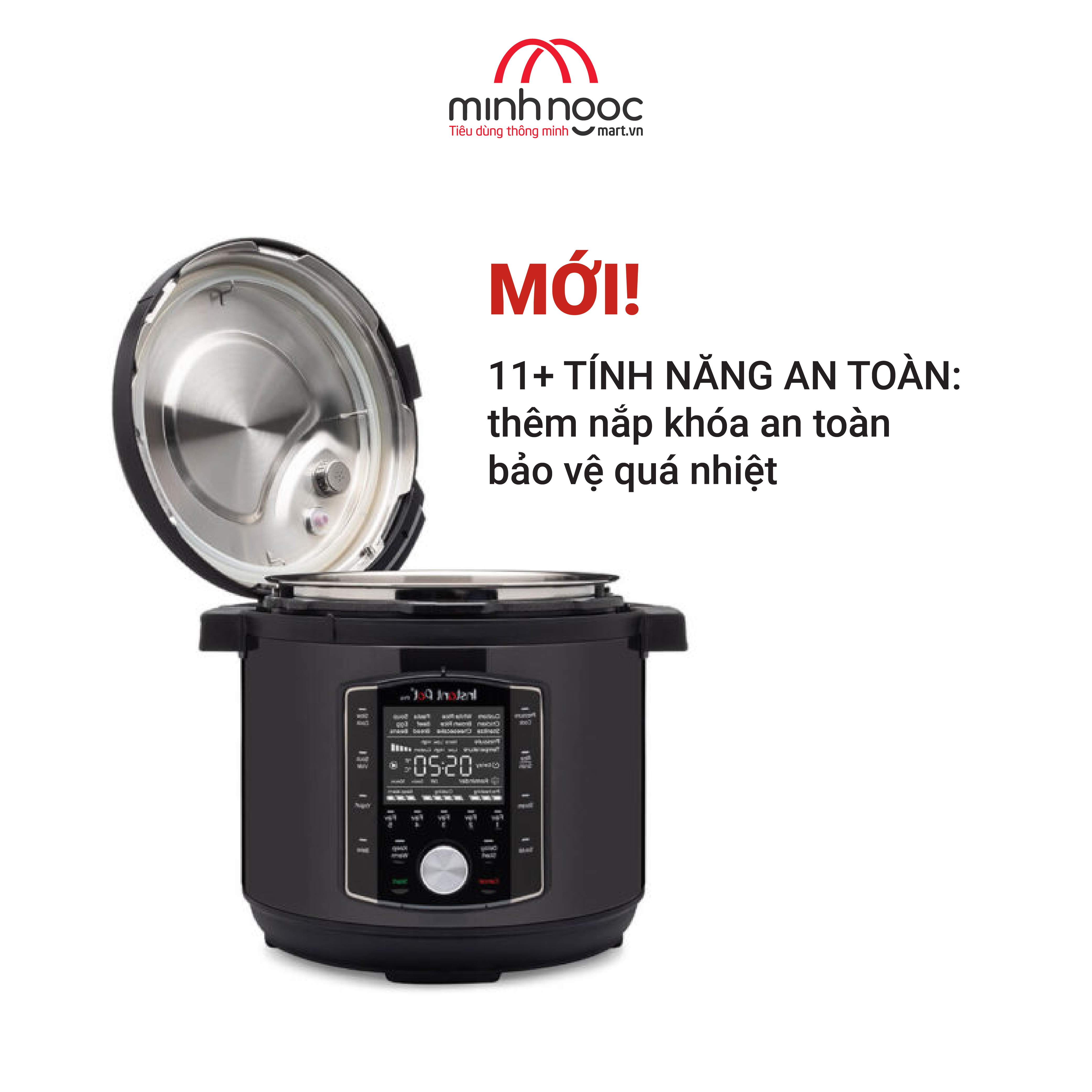 Combo 2. Nồi áp suất điện Đa Năng Instant Pot Pro 10 trong 1 . Dung tích 5.7L & Nồi chiên không dầu Instant Vortex, Dung tích 5.7L. 4 chức năng trong 1