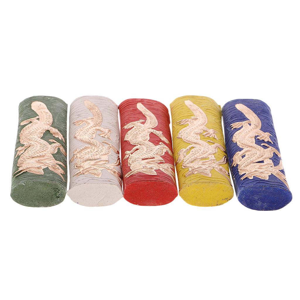 Dính Mực Á Cũ 7 Màu Phong Cách Trung Hoa Chắc Chắn Thư Pháp Nhiều Màu